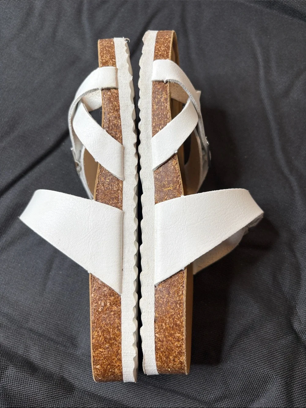 Madden Girl Toe  Sandals White Adjustable Sandals Size 13